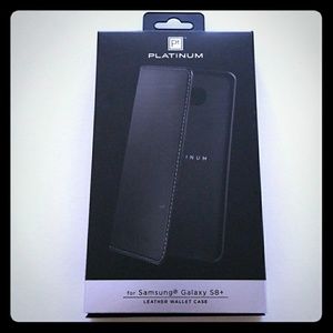 Pt Platinum Leather wallet for Galaxy S8+